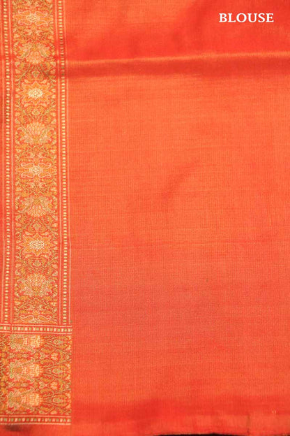 Exquisite Handloom Jamawar Tanchoi Silk Saree-Master Weaves AI207604
