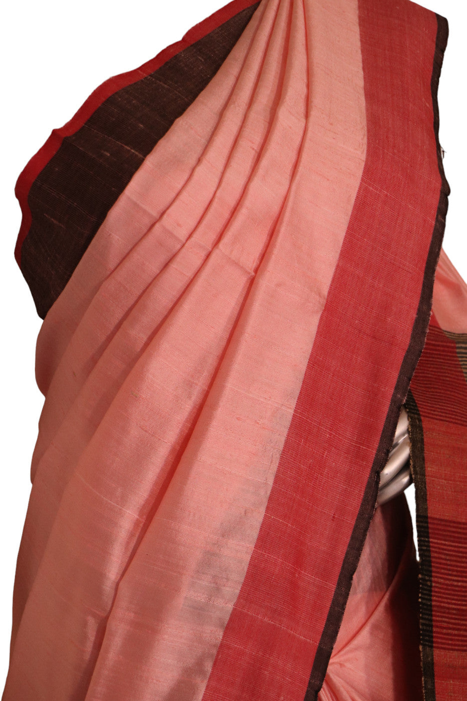 Handloom Pure Tussar Silk Saree AJ204695
