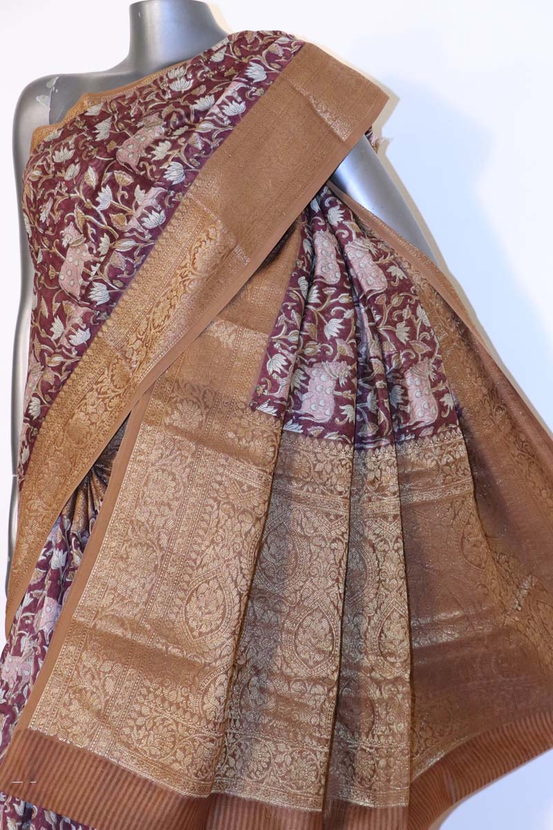 Exclusive Pure Cotton Chanderi Saree AI214454