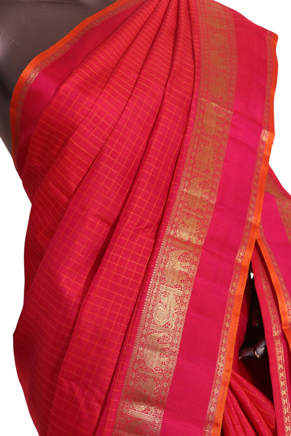 Pure Handloom Kanjeevaram Silk Saree AK213402