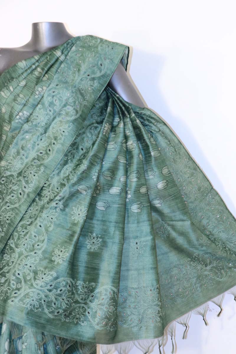 Embroidery Art Silk Saree AI205031