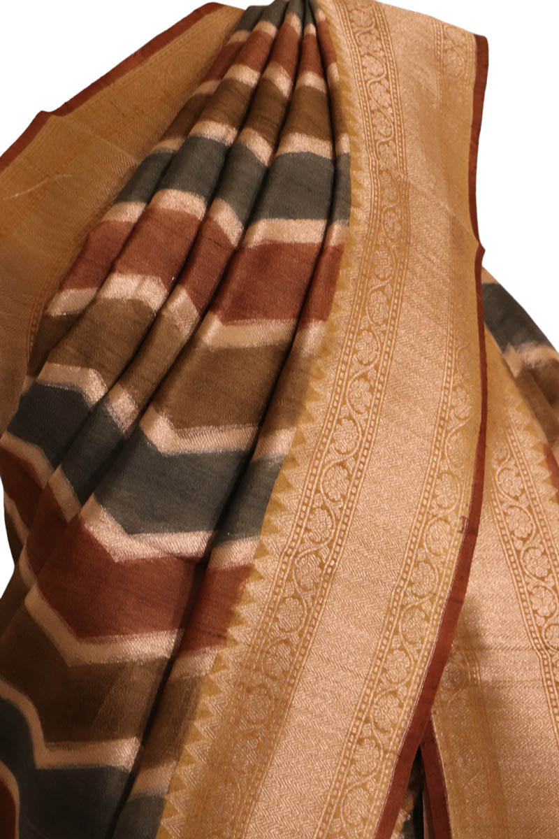 Exclusive Handloom Tussar Silk Saree AJ202613