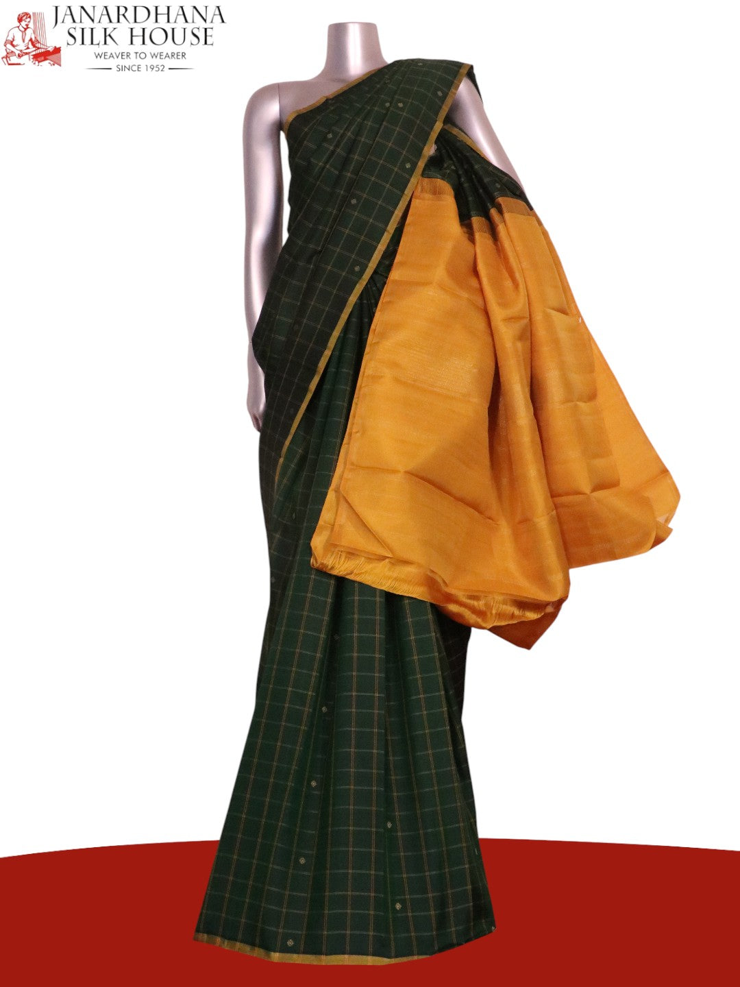 Pure Handloom Kanjeevaram Silk Saree AL208952