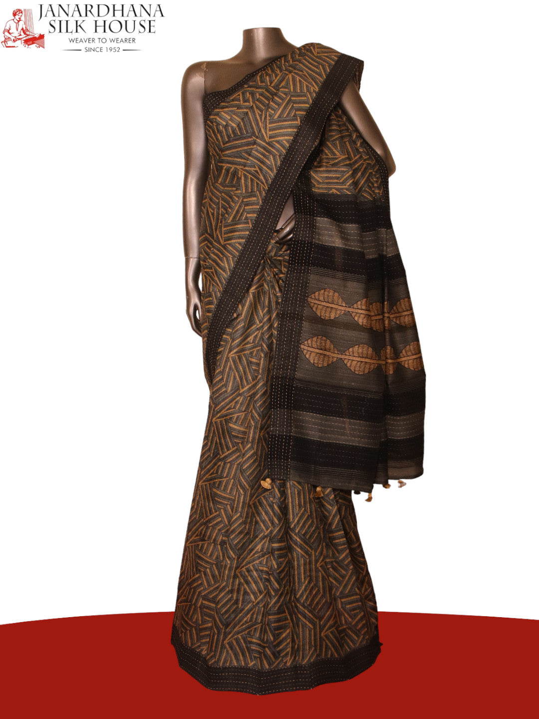 Exclusive Pure Tussar Silk Saree AJ205322