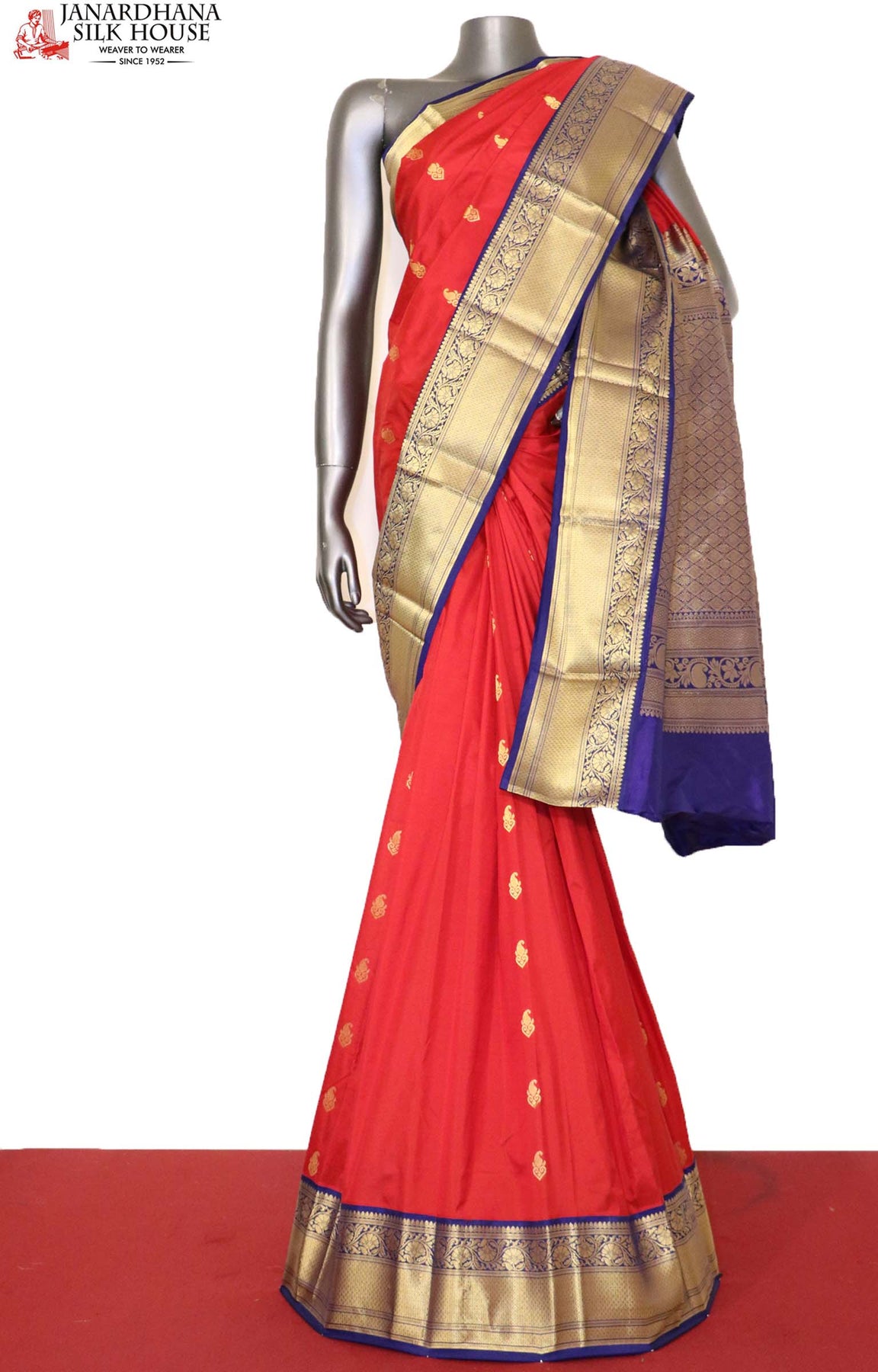 Traditional Wedding South Silk Saree AJ200850