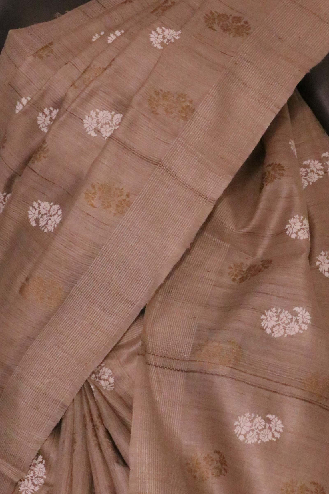 Handloom Pure Tussar Silk Saree AL203715