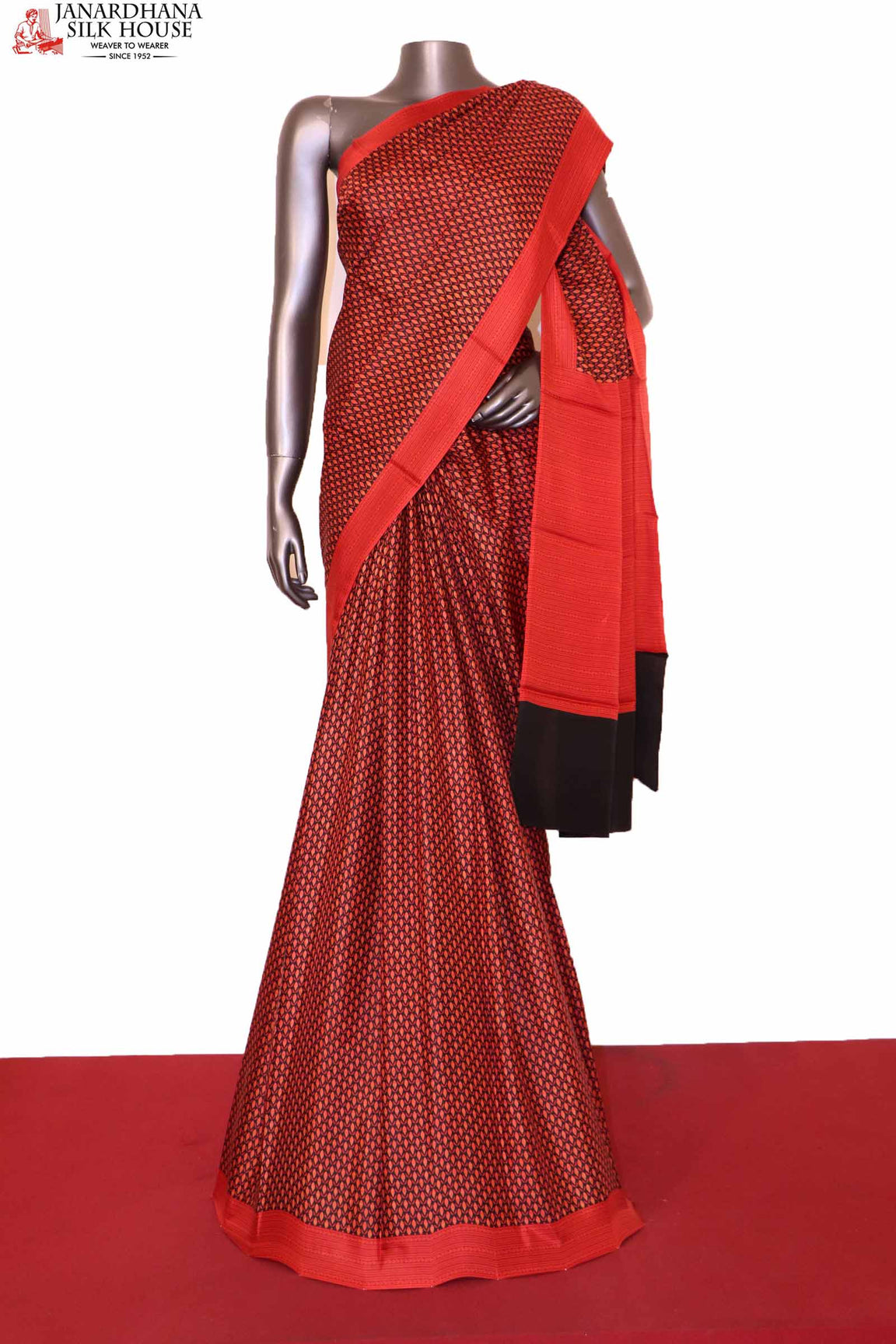 Printed Pure Silk Saree AH205501