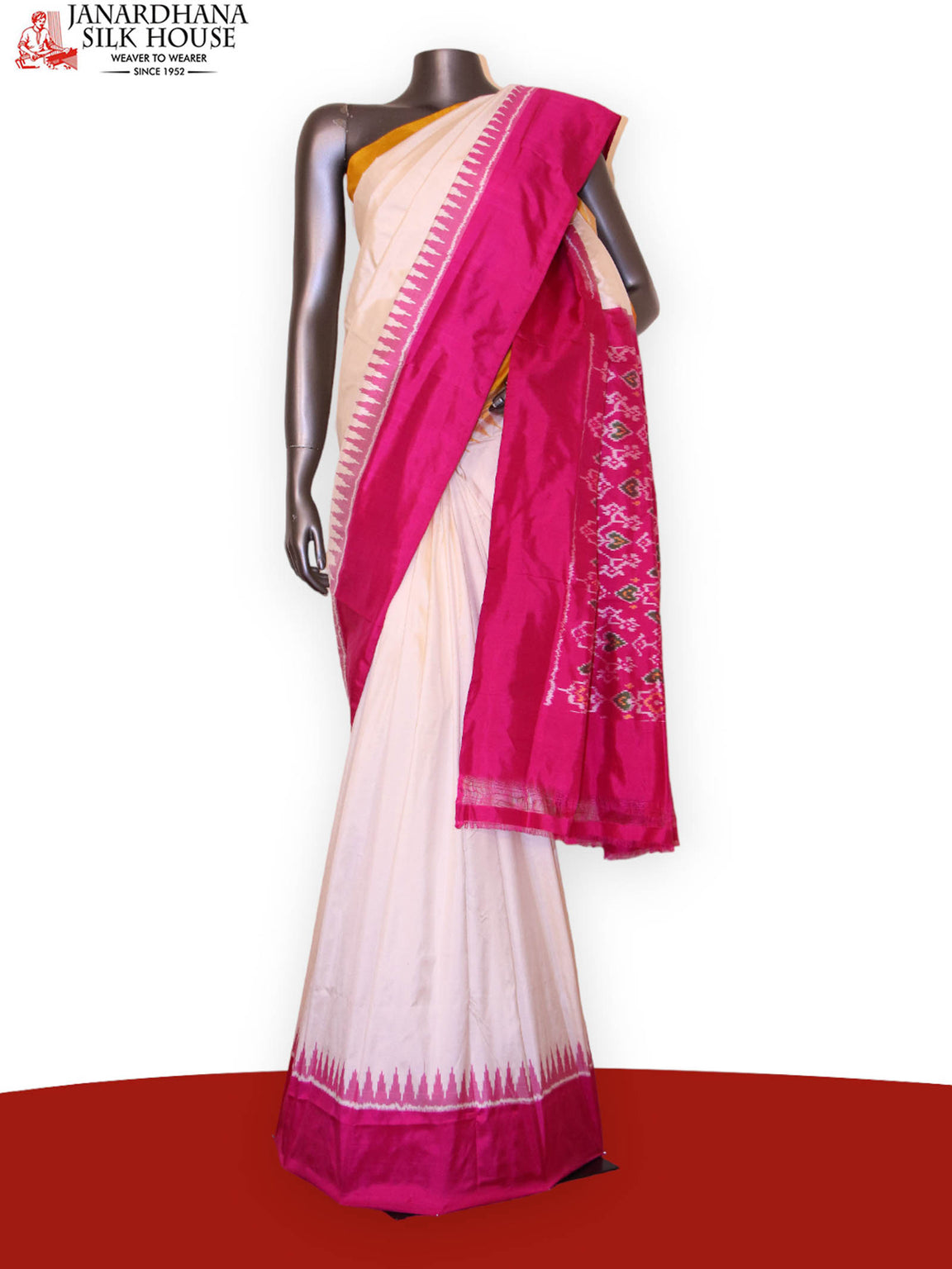 Handloom Ikat Patola Silk Saree AJ202841