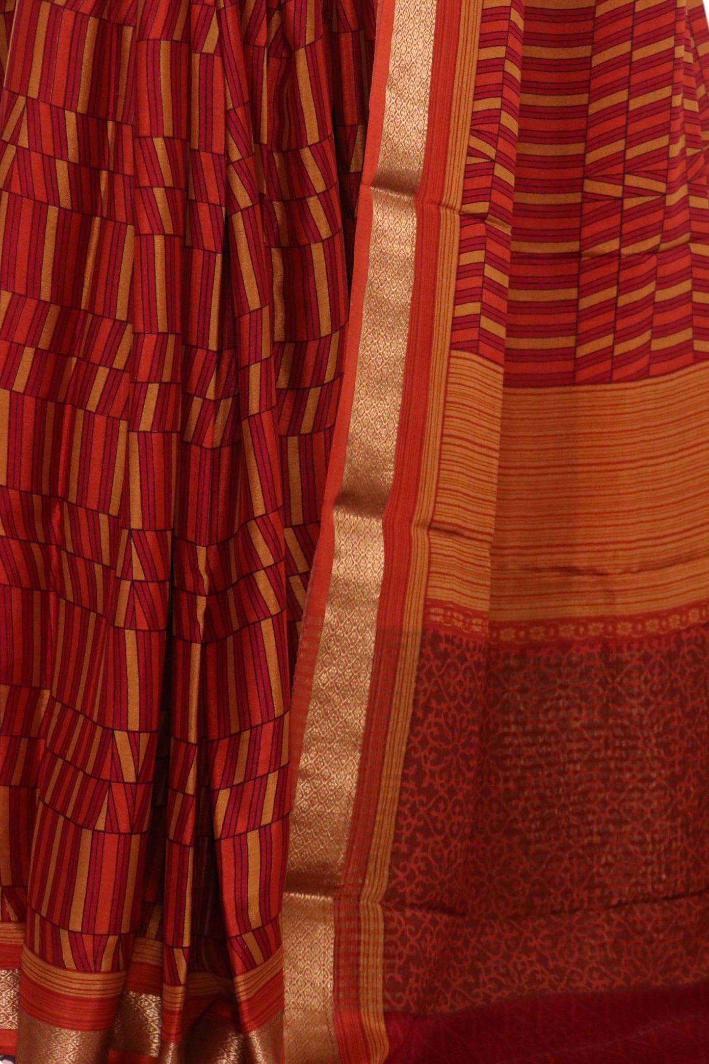pure floral zari crepe silk saree al206142