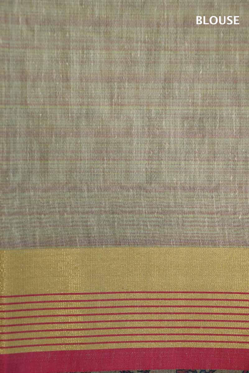 Printed Pure Cotton Saree AI207817