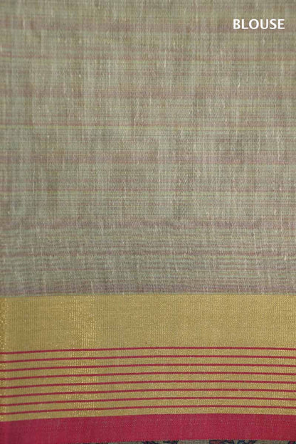 Printed Pure Cotton Saree AI207817