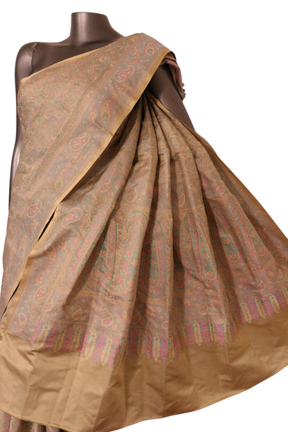 Exquisite Handloom Jamawar Tanchoi Silk Saree-Master Weaves AL200376