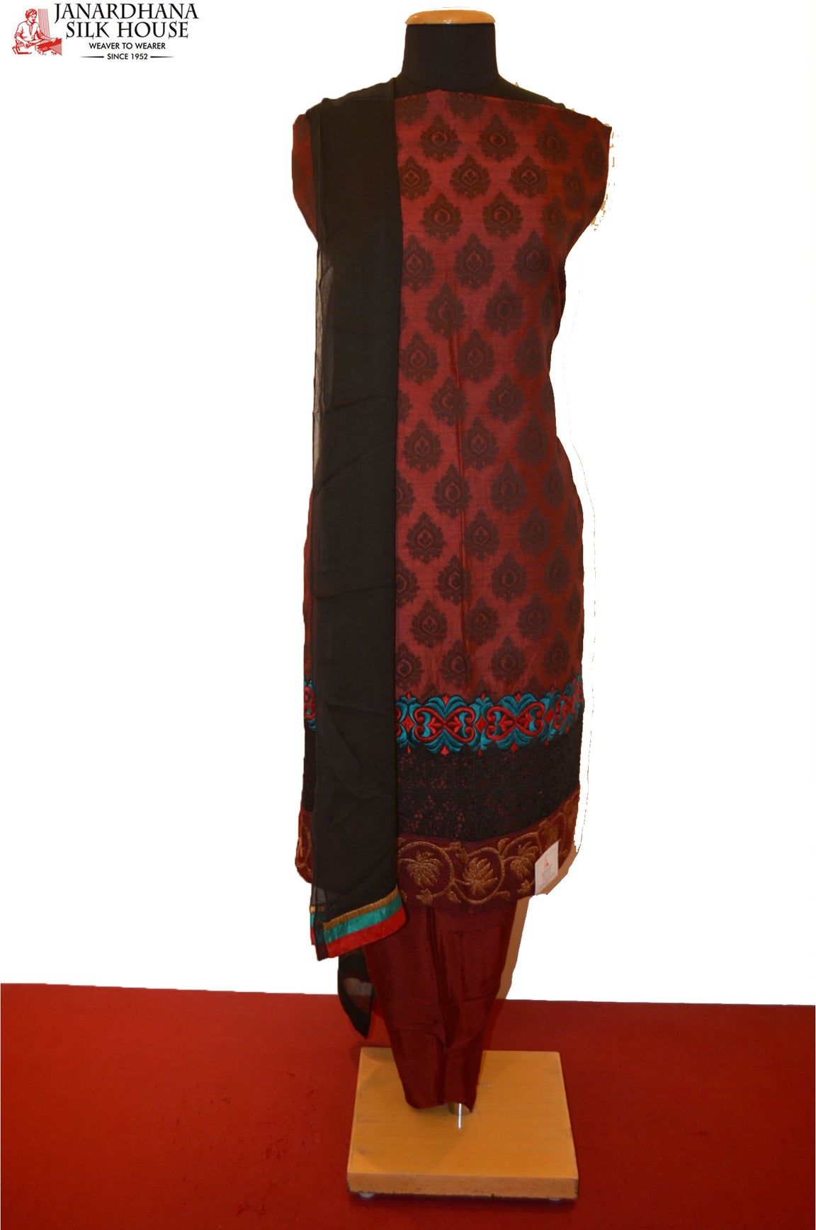 Party Wear Exclusive Unstitched Pure Cotton Suit CSJF01547