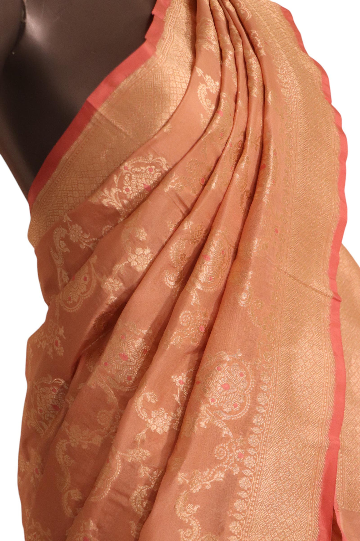 Pure Handloom Meenakari Banarasi Silk Saree AK203323