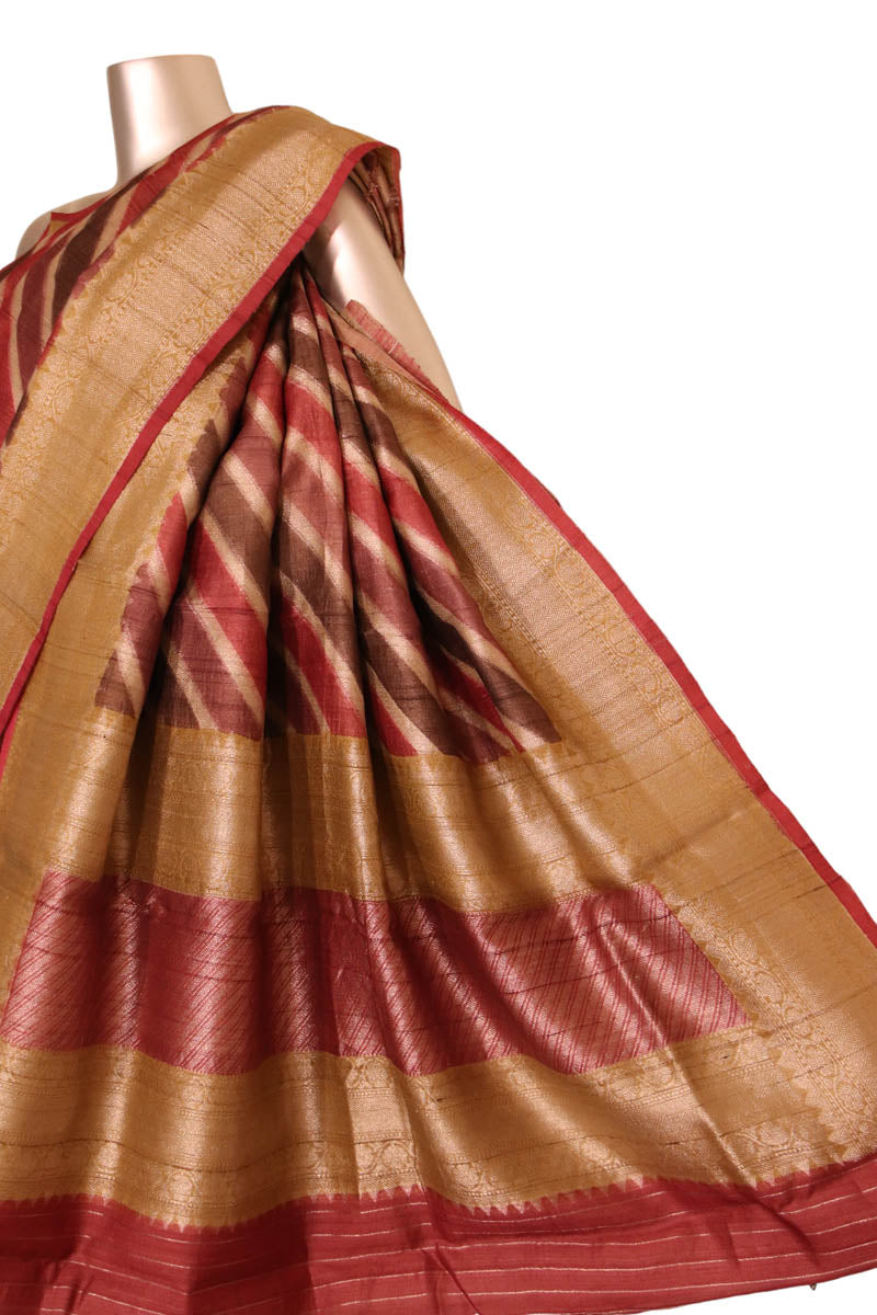 Exclusive Handloom Tussar Silk Saree AJ202611