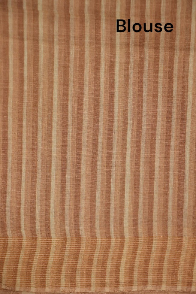 Handloom Pure Tussar Silk Saree AJ204634