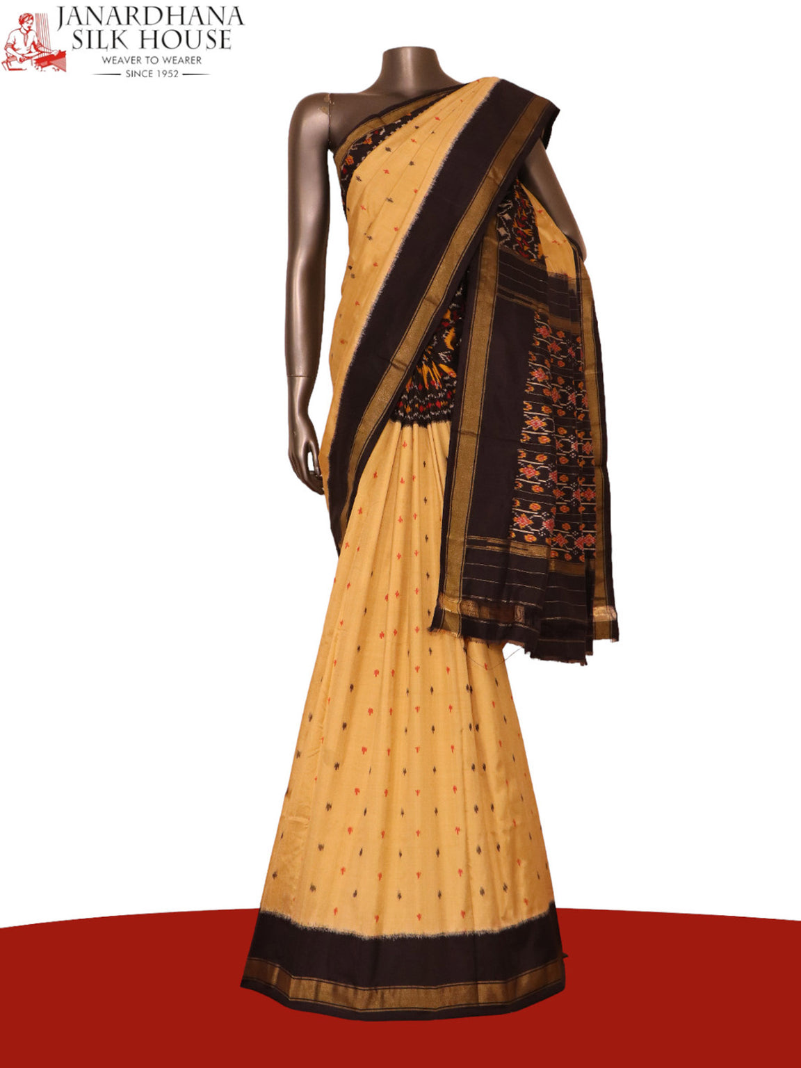 Exclusive Handloom Ikat Patola Silk Saree AK201129