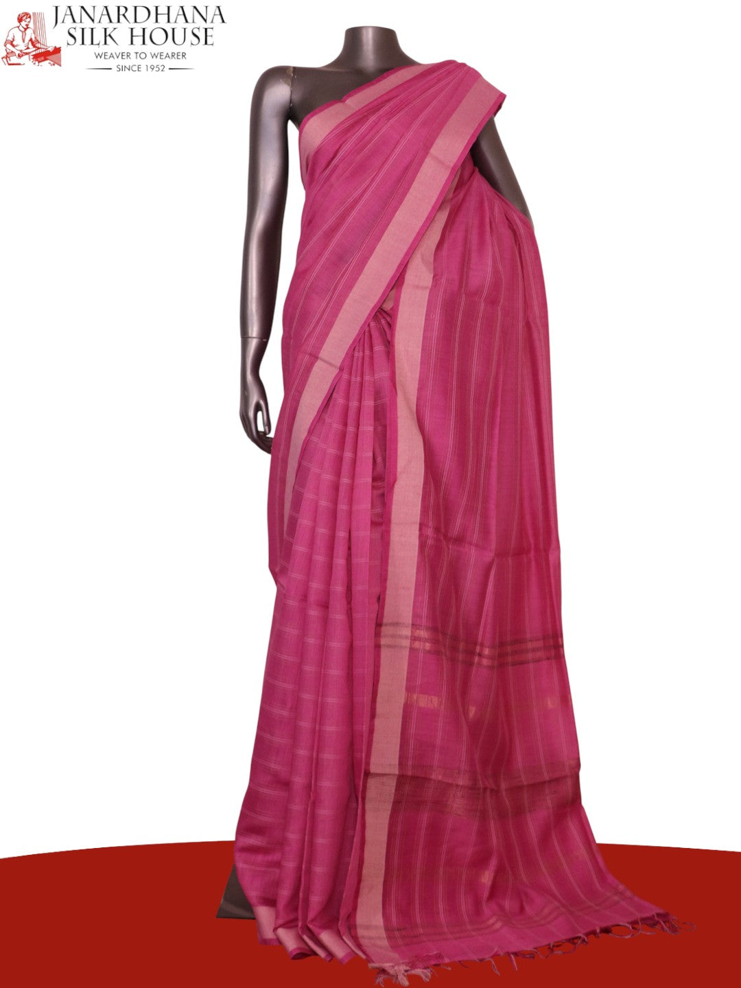 Handloom Pure Tussar Silk Saree AL200404