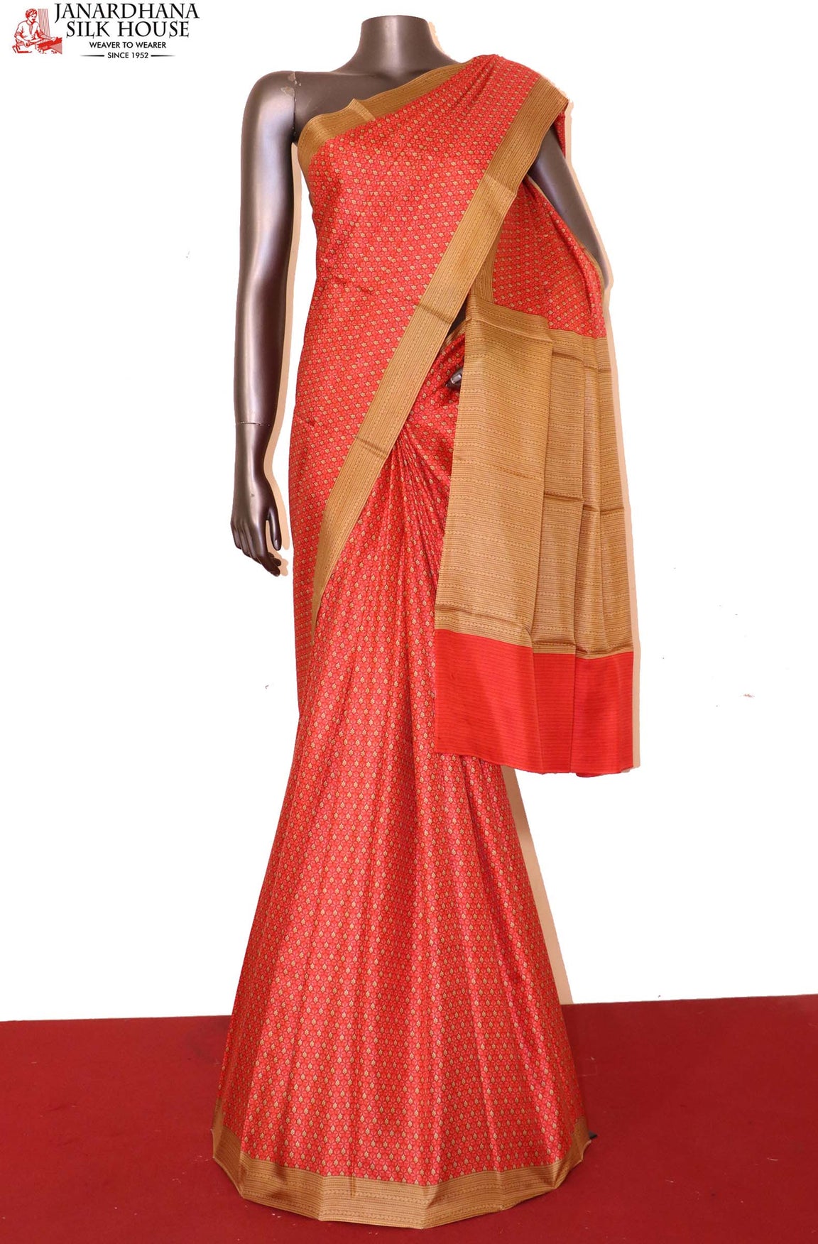 Exclusive Pure Printed Silk Saree AH205505