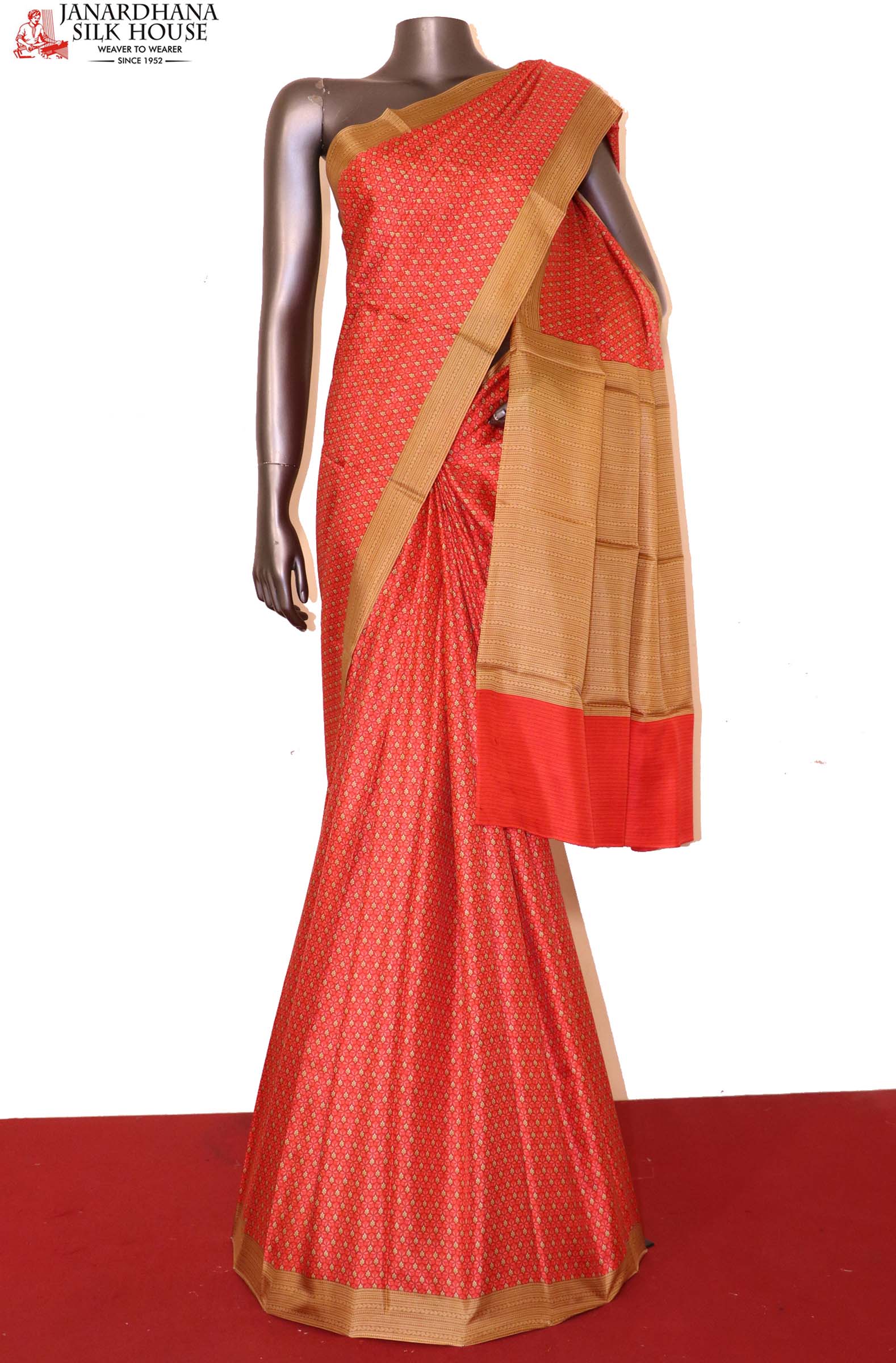 Exclusive Pure Printed Silk Saree AH205505