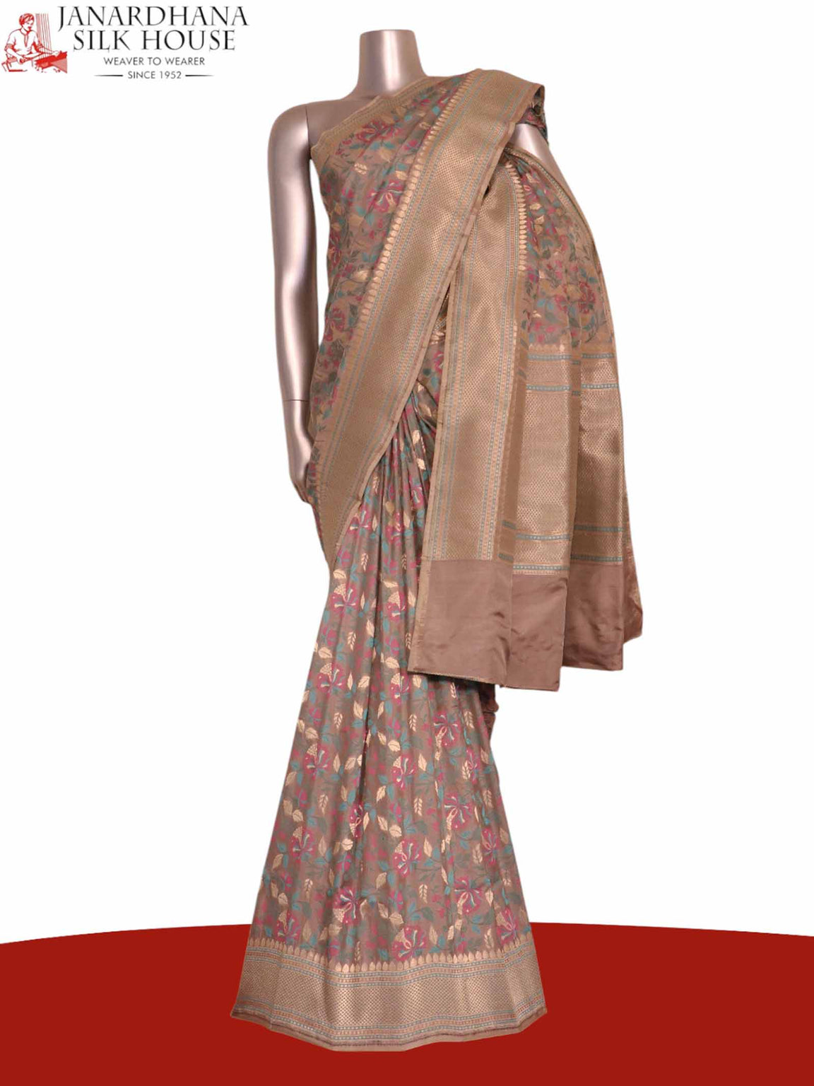Designer Grand Wedding Banarasi Silk Saree AK206114