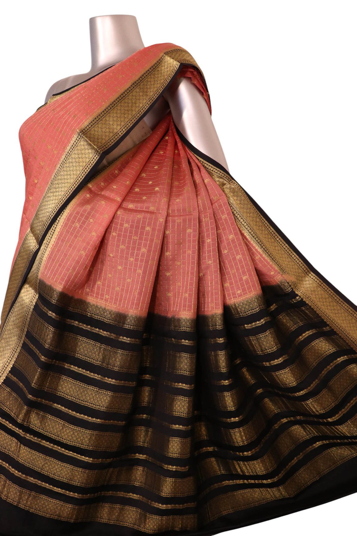 Pure Mysore Crepe Silk Saree AK213728