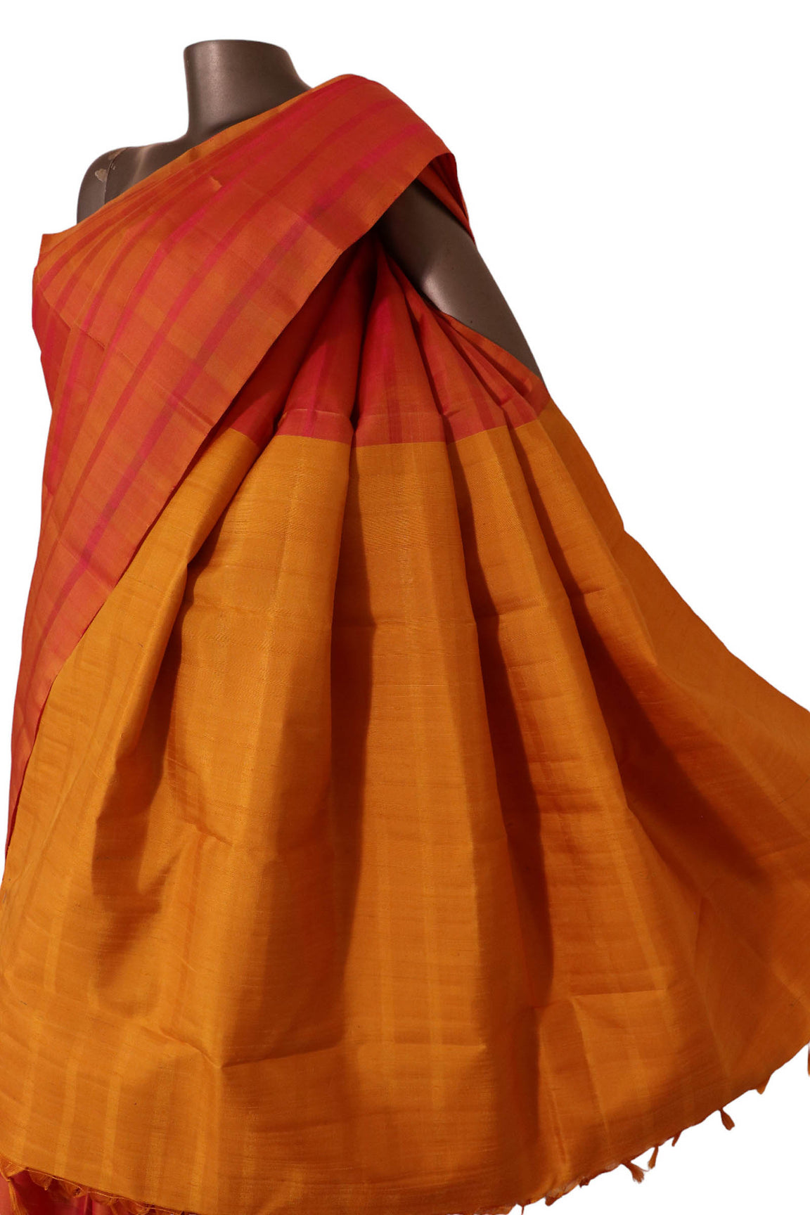 Two Tone Thread Weave Kanjeevaram Silk Saree AK200817