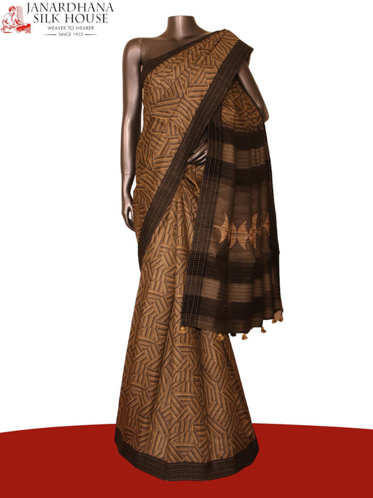 Exclusive Pure Tussar Silk Saree AJ205323