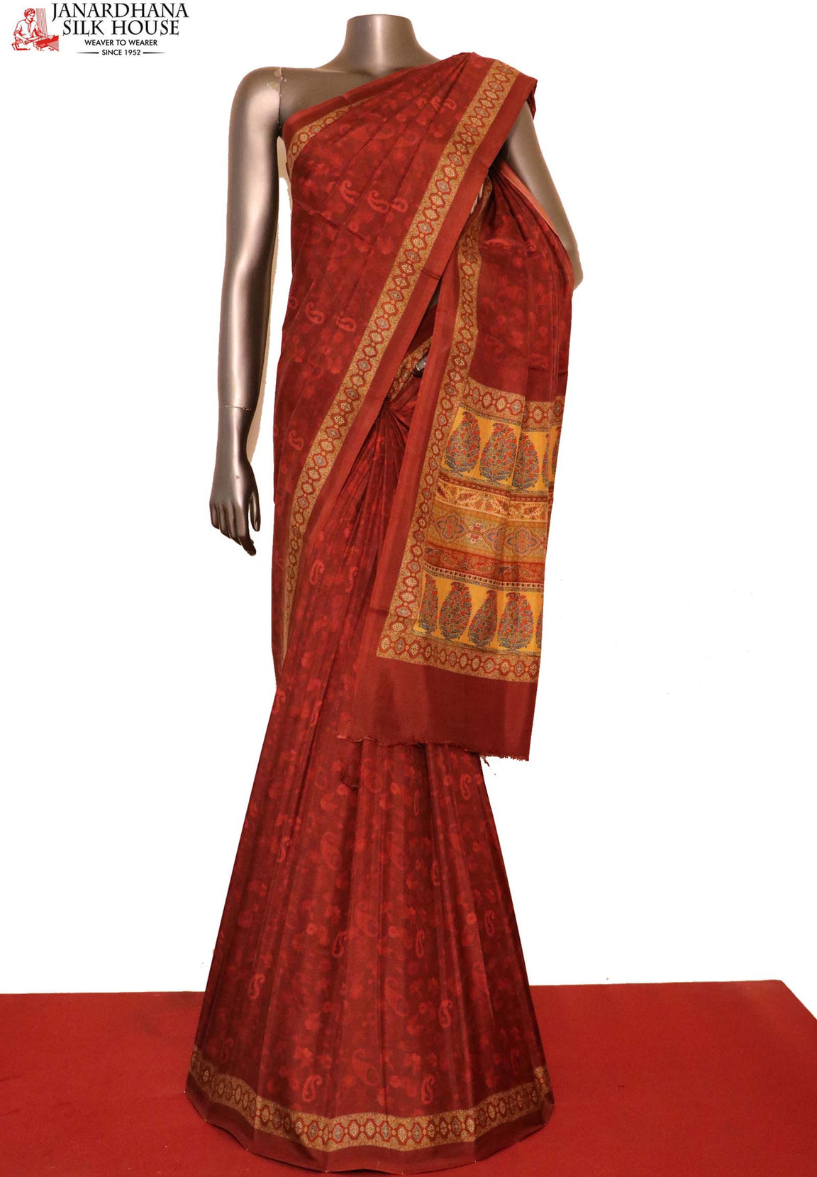 Exclusive Pure Printed Silk Saree AI207492