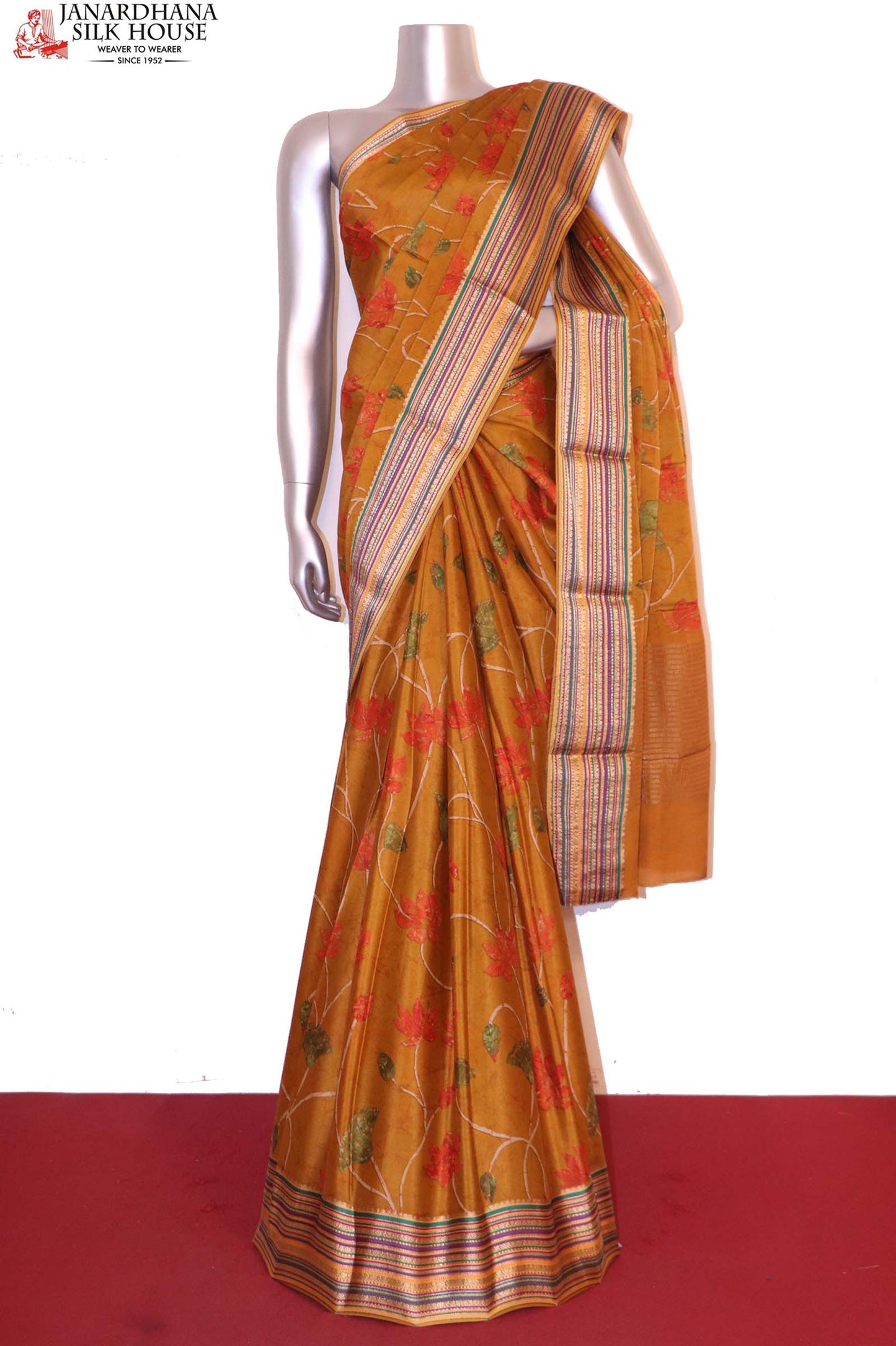 designer grand pure crepe silk saree ai208568
