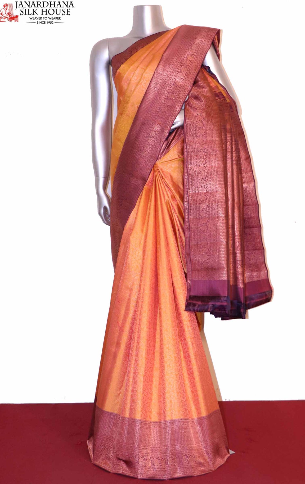 Bridal Kanjeevaram Silk Saree AI209443