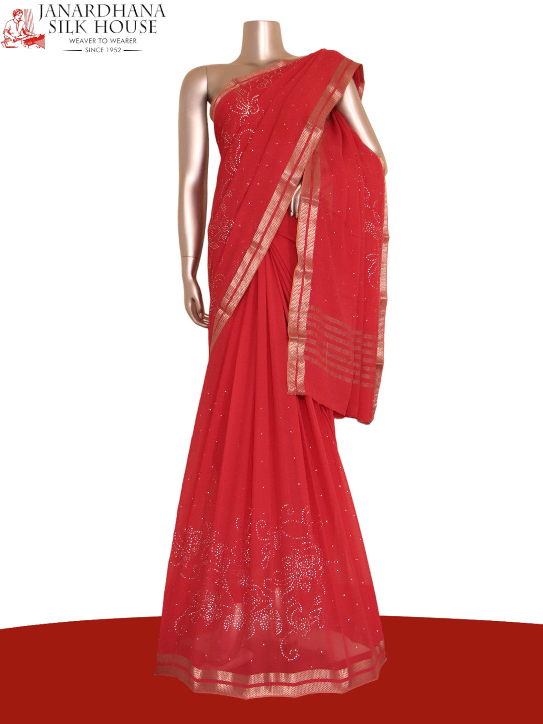 Exclusive Embroidery Pure Silk Chiffon AJ211872