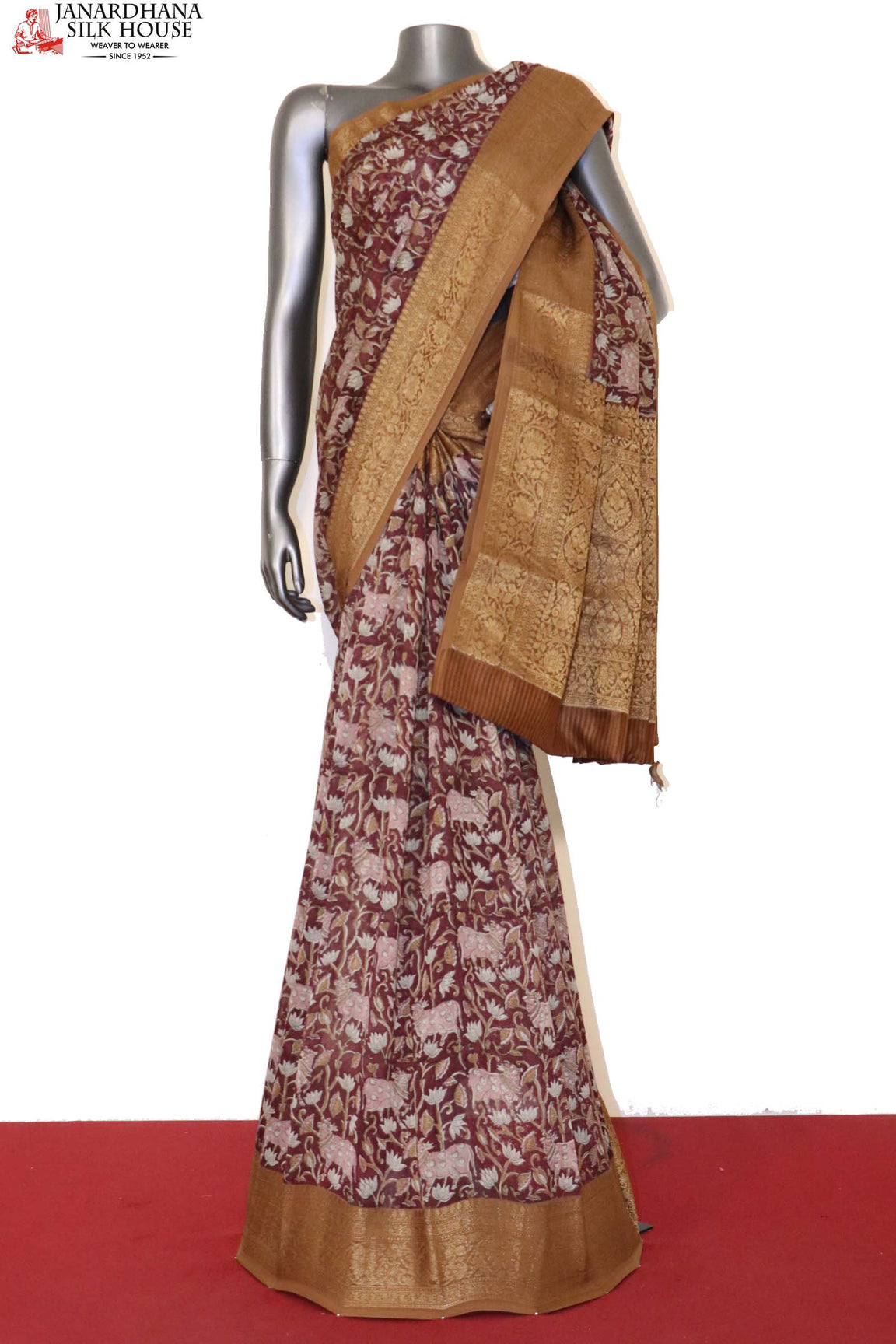 Exclusive Pure Cotton Chanderi Saree AI214454