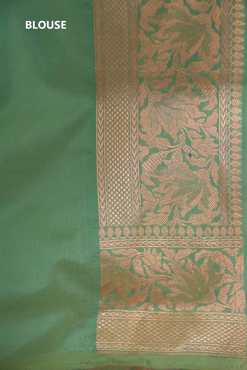 Designer Floral Wedding Banarasi Silk Saree AJ202665