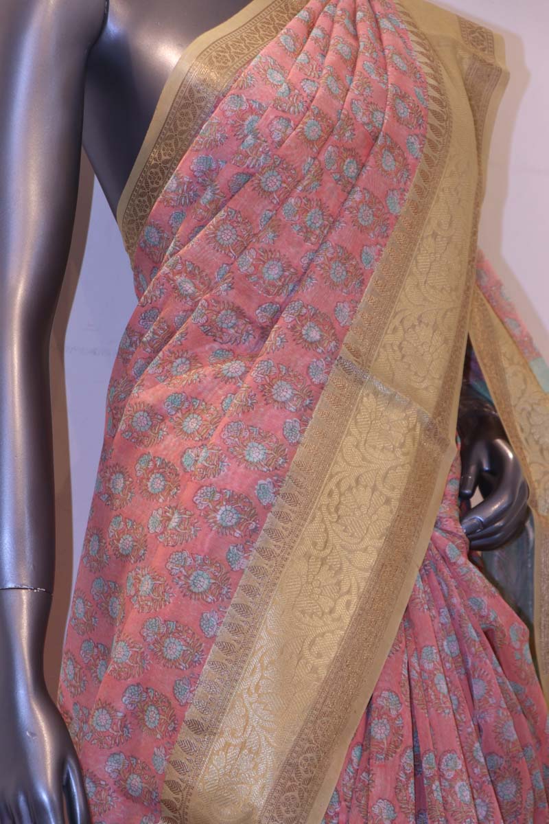Handloom Pure Cotton Saree AE201023