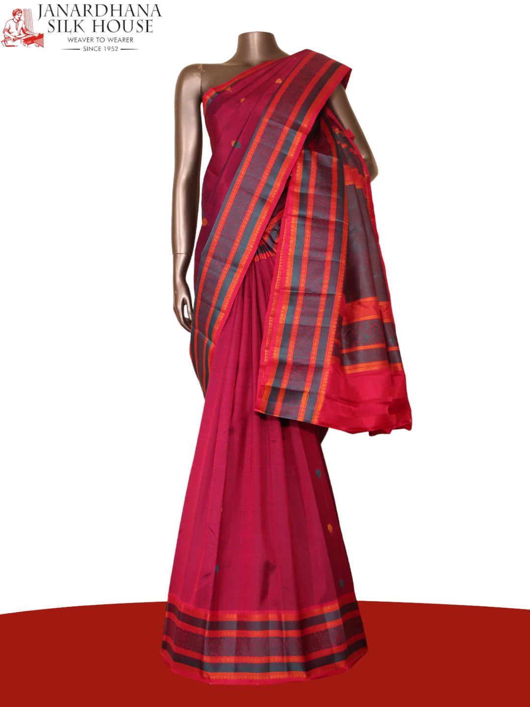 Traditional Thread Weave Kanjeevaram Silk Saree AJ212365