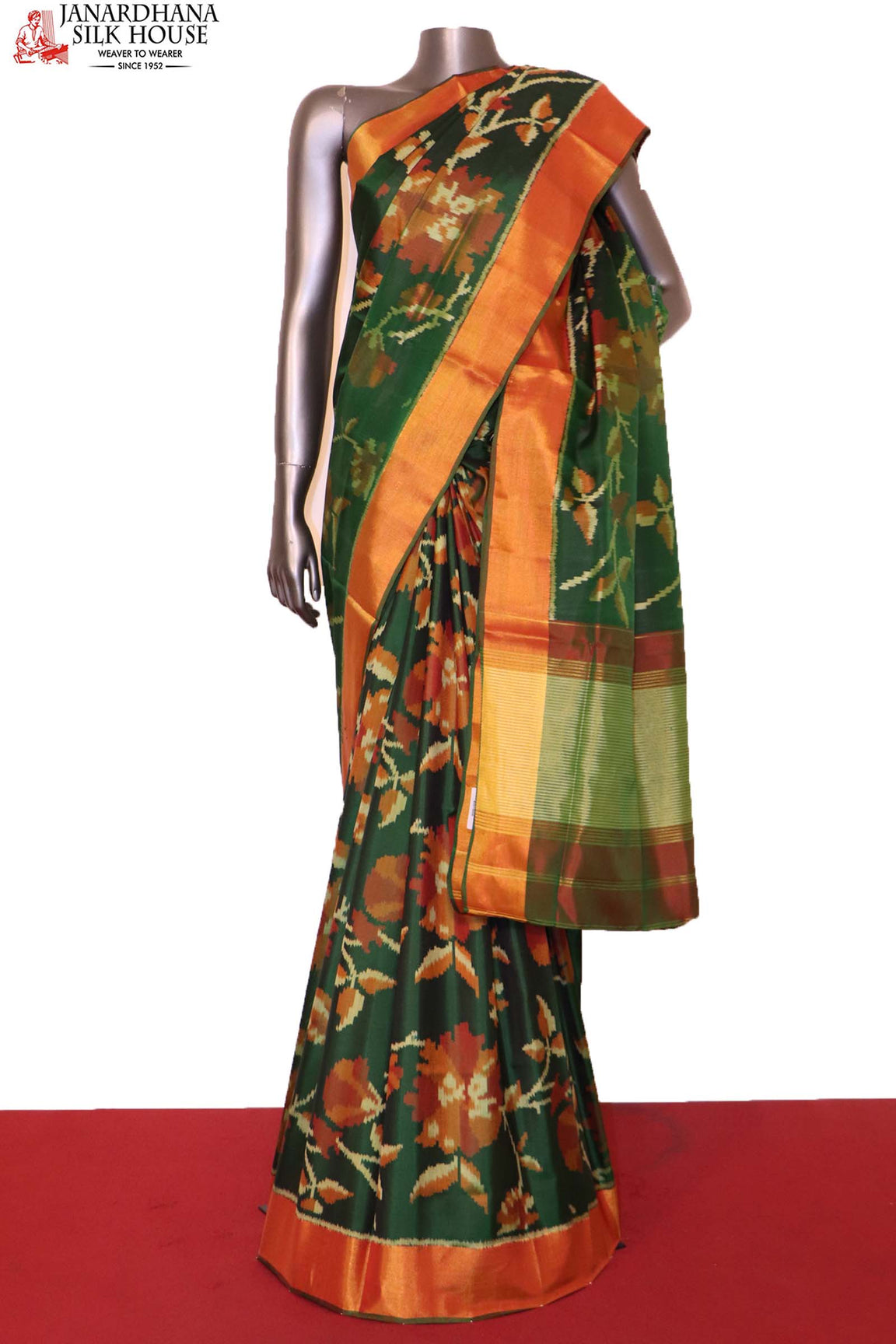Handloom Exclusive Ikat Patola Silk Saree AH210058
