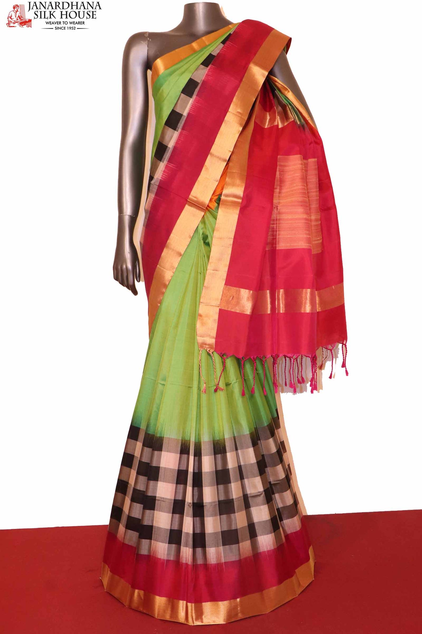 handloom soft silk saree ah200090