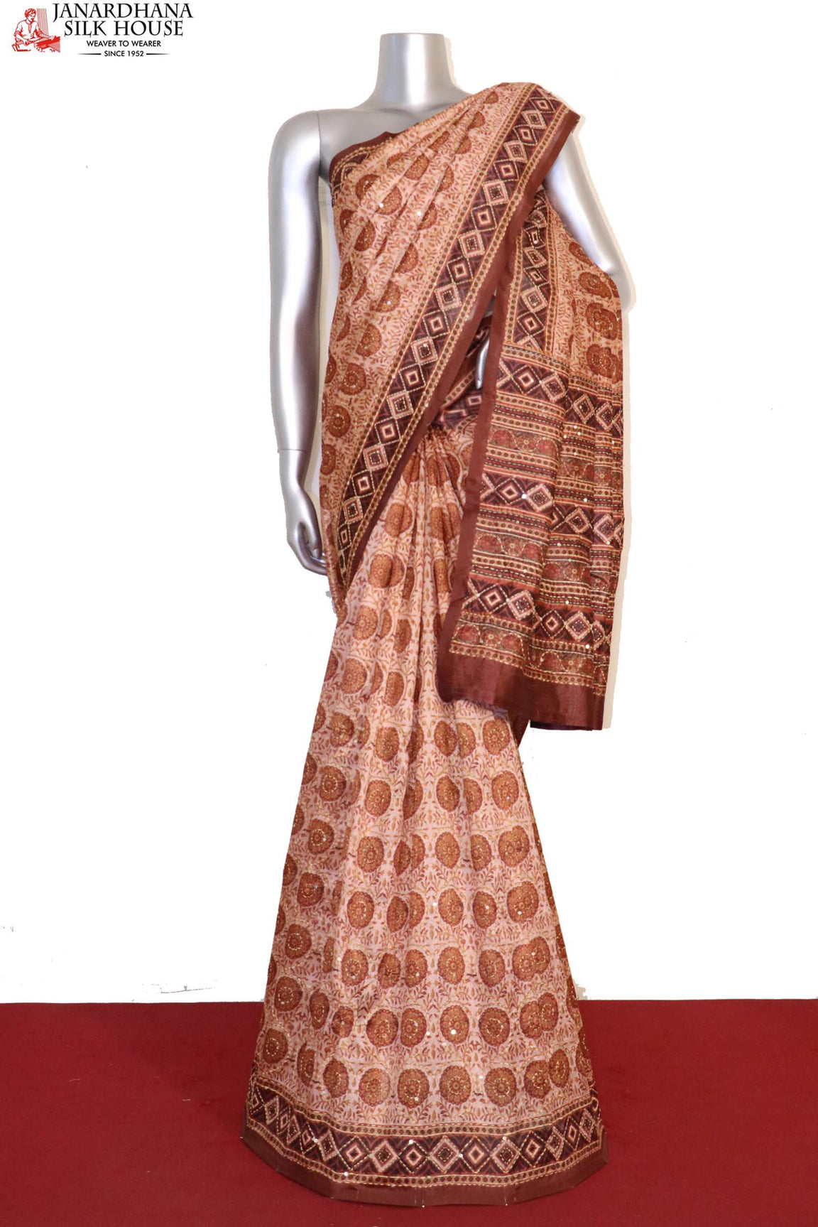 Embroidery Art Silk Saree AI209349
