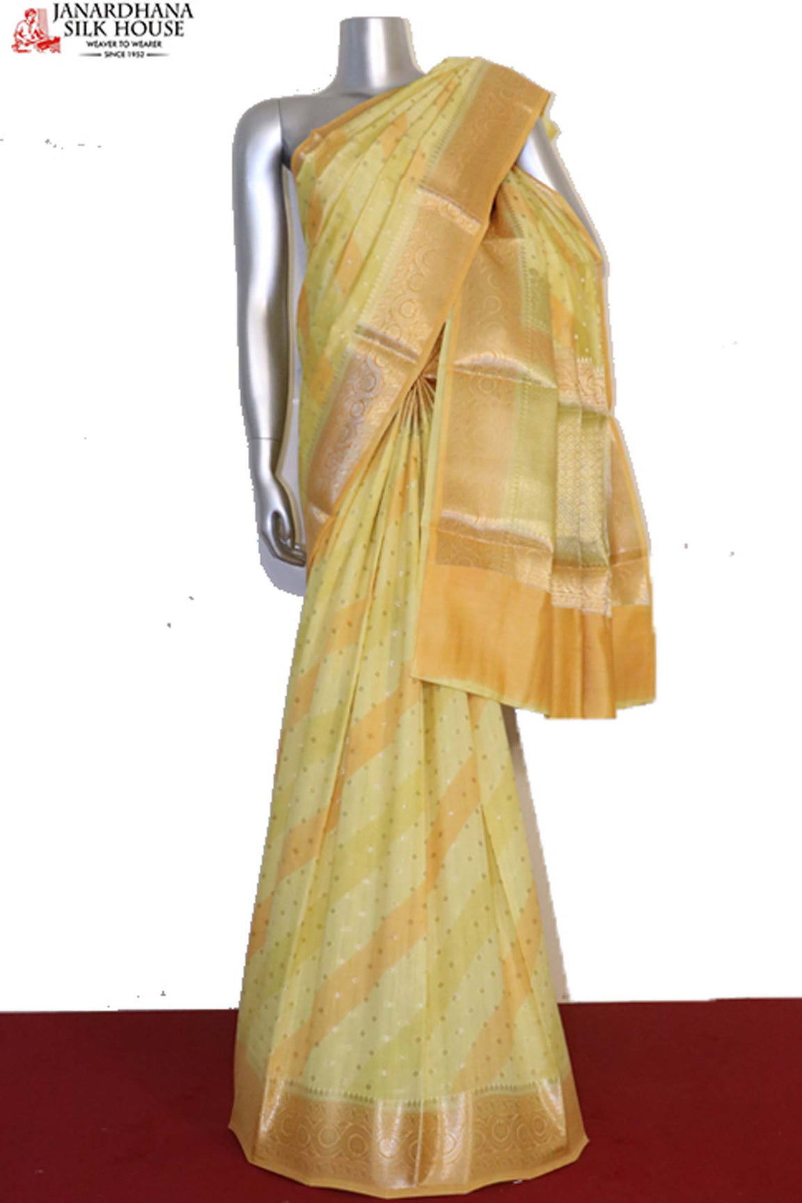 Designer Handloom Tussar Silk Saree AJ201133