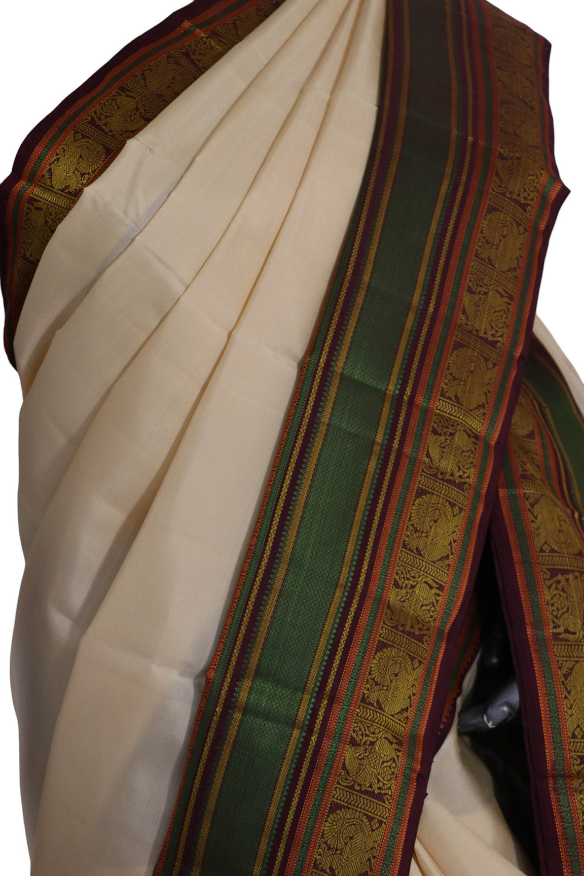 Traditional Thread Weave Kanjeevaram Silk Saree AJ212513