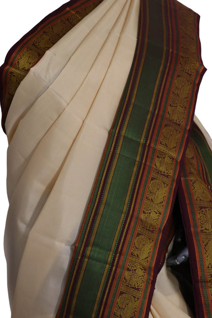 Traditional Thread Weave Kanjeevaram Silk Saree AJ212513