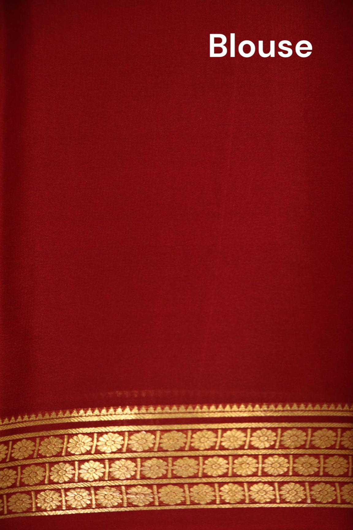 Classic Contrast Pure Mysore Crepe Silk Saree AJ210317