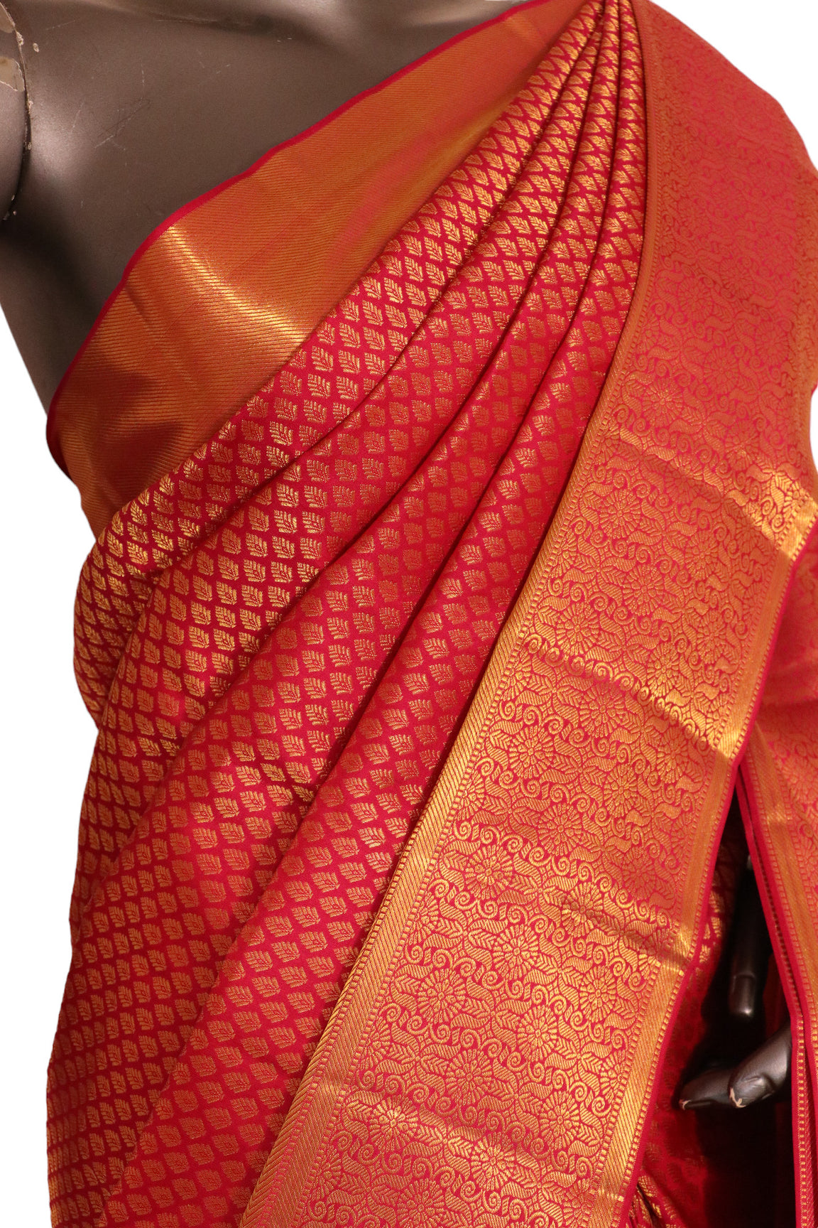 Bridal Wedding Kanjeevaram Silk Saree AJ206403