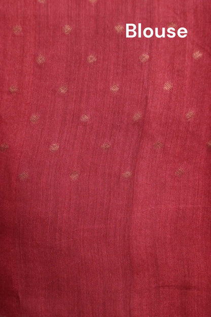 Handloom Pure Tussar Silk Saree AL208684