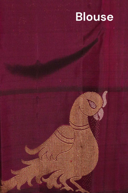 Pure Handloom Kanjeevaram Silk Saree AK212636