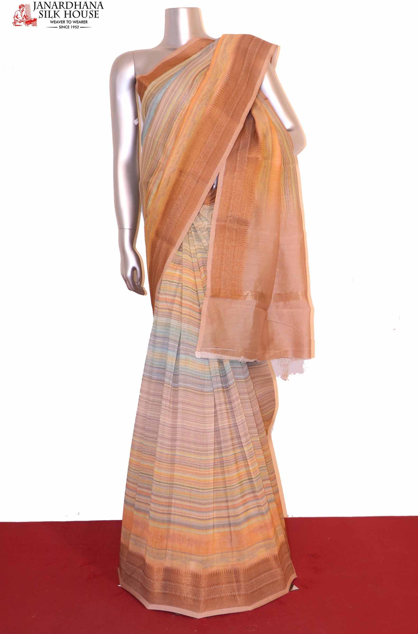 exclusive pure chanderi cotton saree ai201065