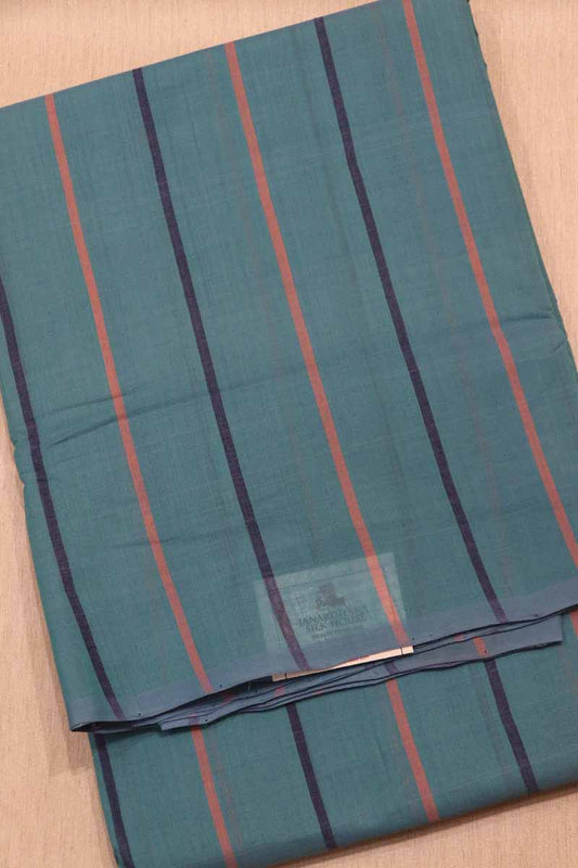 Handloom Stripe Cotton Saree AG207943