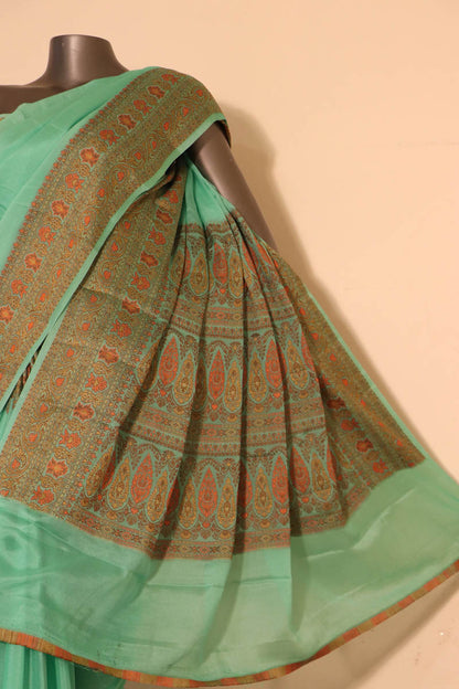 Exclusive Thread Weave Pure Crepe Silk Saree AI212555