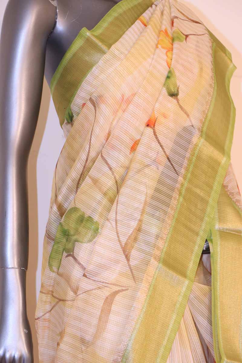 Pure Printed Kota Cotton Saree AI204687